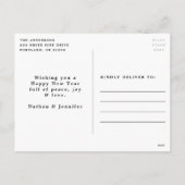 Cartes Pour Fêtes Annuelles Whimsical Happy New Year Script Photo (Dos)