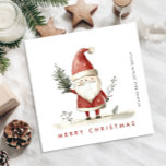 Cartes Pour Fêtes Annuelles Whimsical Minimal Santa Claus Christmas Corporate<br><div class="desc">Surprenez et apportez la joie à vos proches et rendez la fête inoubliable. Pour plus de personnalisation,  cliquez sur le lien "customiser plus" et utilisez notre outil de conception pour modifier ce modèle.</div>