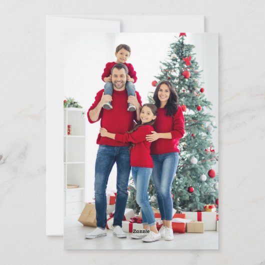 Cartes Pour Fêtes Annuelles Whimsical Retro | Joyeux Noël photo Retour (Dos)