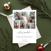Cartes Pour Fêtes Annuelles Whimy Script Feliz Navidad 5 Photo Noël