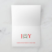 Cartes Pour Fêtes Annuelles Whippets Barre Avec JOIE (Intérieur)