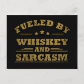 Cartes Pour Fêtes Annuelles Whiskey cite d'amusants propos d'alcool (Devant)