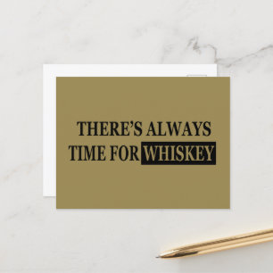 Cartes Pour Fêtes Annuelles Whiskey cite d'humoristiques paroles d'alcool cade