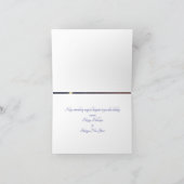 Cartes Pour Fêtes Annuelles White Holiday Minx (Intérieur)