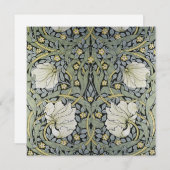 Cartes Pour Fêtes Annuelles William Morris - Design Motif Pimpernel (Devant / Derrière)