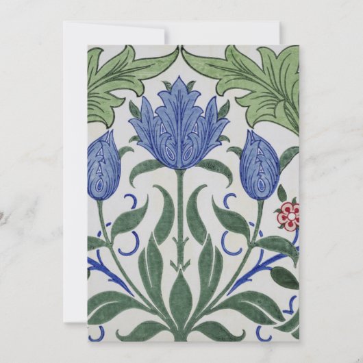 Cartes Pour Fêtes Annuelles William Morris - Fond d'écran floral (Devant)