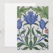 Cartes Pour Fêtes Annuelles William Morris - Fond d'écran floral (Devant / Derrière)