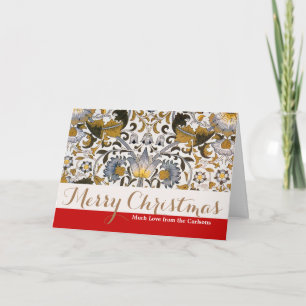 Cartes Pour Fêtes Annuelles William Morris Lodden Fleur florale