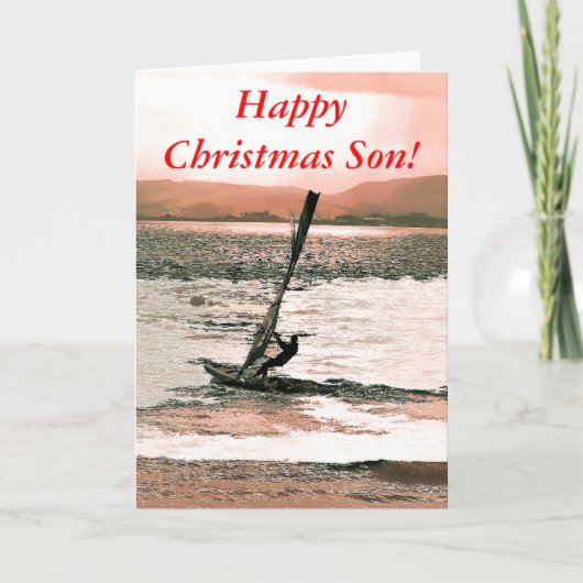 CARTES POUR FÊTES ANNUELLES WINDSURFING UK (Devant)