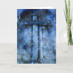 Cartes Pour Fêtes Annuelles Winter Cross