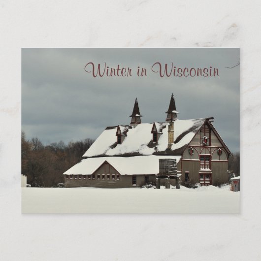 Cartes Pour Fêtes Annuelles Winter dans le Wisconsin (Devant)