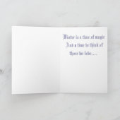 Cartes Pour Fêtes Annuelles Winter Elf Holiday Greeting (Intérieur)