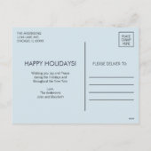 Cartes Pour Fêtes Annuelles Winter Family (Dos)