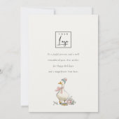 Cartes Pour Fêtes Annuelles Winter Goose Christmas Goosmas Corporate Logo (Dos)