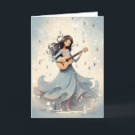 Cartes Pour Fêtes Annuelles Winter Scandi Boho Guitare Girl Christmas Music<br><div class="desc">Profitez du charme douillet de la saison avec notre "Winter Scandi Boho Guitar Girl Christmas Music Holiday Card". Cette charmante carte présente une fille d'inspiration boho jouant de la guitare dans un décor scandinave d'hiver, entourée de la magie de la musique de Noël. Célébrez la saison festive et envoyez des...</div>