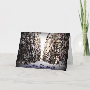 Cartes Pour Fêtes Annuelles Winter Solstice Greetings