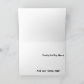 Cartes Pour Fêtes Annuelles Winter Squirrel Card (Intérieur)