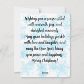 Cartes Pour Fêtes Annuelles Winter Tales - A Snowman’s Stortime (Dos)