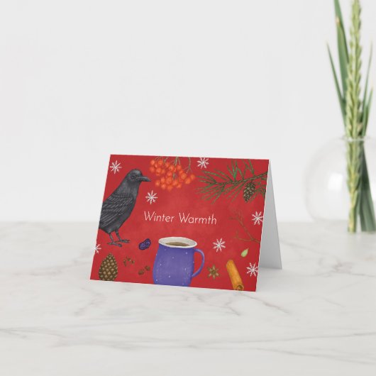 Cartes Pour Fêtes Annuelles Winter Warming, collection de contes d'hiver (Devant)