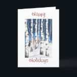 Cartes Pour Fêtes Annuelles Winter Wonderland<br><div class="desc">design par Kay</div>