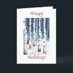 Cartes Pour Fêtes Annuelles Winter Wonderland<br><div class="desc">design par Kay</div>