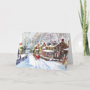 Cartes Pour Fêtes Annuelles Winter Wonderland