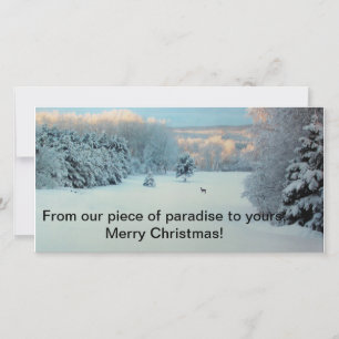 Cartes Pour Fêtes Annuelles Winter Wonderland