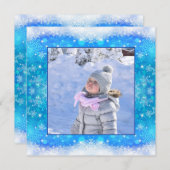 Cartes Pour Fêtes Annuelles Winter Wonderland (Devant / Derrière)