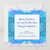 Cartes Pour Fêtes Annuelles Winter Wonderland (Dos)