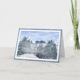 Cartes Pour Fêtes Annuelles Winter Wonderland Card