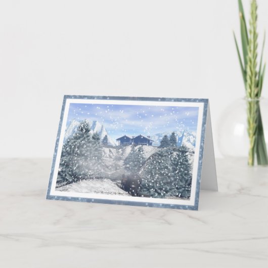 Cartes Pour Fêtes Annuelles Winter Wonderland Card (Devant)