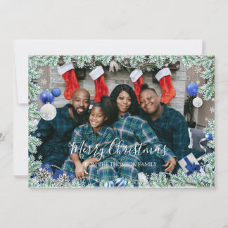Cartes Pour Fêtes Annuelles Winter Wonderland Frame