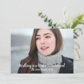 Cartes Pour Fêtes Annuelles Winter Wonderland Noël (Debout devant)