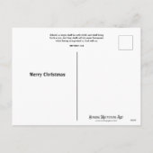 Cartes Pour Fêtes Annuelles Winter Woodland Matthew KJV Verset Noël (Dos)