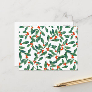 Cartes Pour Fêtes Annuelles Winterberry (Classique)