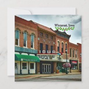 Cartes Pour Fêtes Annuelles Winterset, Iowa - Salutations de Noël
