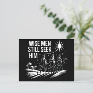 Cartes Pour Fêtes Annuelles Wise Men Still Seek Him Christian Christmas Jésus
