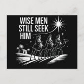 Cartes Pour Fêtes Annuelles Wise Men Still Seek Him Christian Christmas Jésus (Devant)