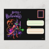 Cartes Pour Fêtes Annuelles Witch Way to the Candy Halloween (Dos)