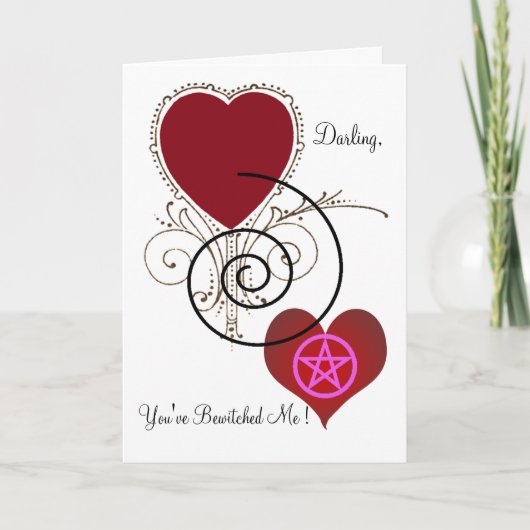 Cartes Pour Fêtes Annuelles Witchy Valentine (Devant)