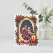 Cartes Pour Fêtes Annuelles With own photo Snowy Sentiments (Debout devant)