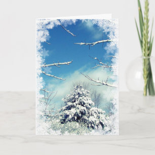 Cartes Pour Fêtes Annuelles Wonderland Winter Solstice