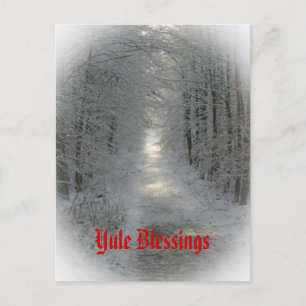 Cartes Pour Fêtes Annuelles Wonderland Yule/Solstice