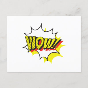 Cartes Pour Fêtes Annuelles Wouah jour gratuit Classic