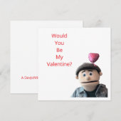 Cartes Pour Fêtes Annuelles Would You Be My Valentine? (Devant / Derrière)