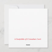 Cartes Pour Fêtes Annuelles Would You Be My Valentine? (Dos)