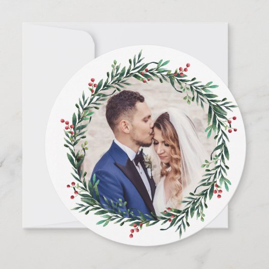 Cartes Pour Fêtes Annuelles Wreath (Devant)