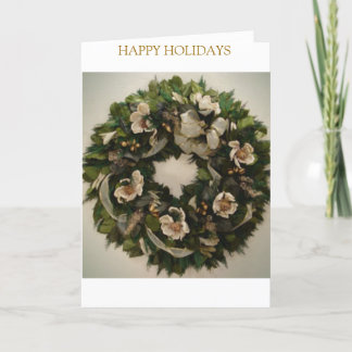 Cartes Pour Fêtes Annuelles Wreath de Noël