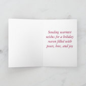 Cartes Pour Fêtes Annuelles Wreath de Noël (Intérieur)