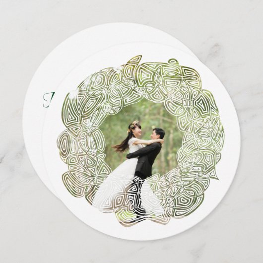 Cartes Pour Fêtes Annuelles Wreath de Noël (Devant / Derrière)